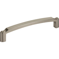 Worldwide Flooring Design Center Haddonfield Pull 5 1/16 Inch (c-c) Brushed Satin Nickel Haddonfield Pull 5 1/16 Inch (c-c) Brushed Satin Nickel Top Knobs Decorative Hardware