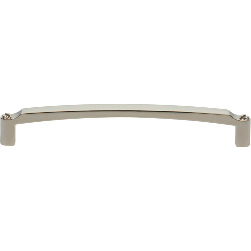 Worldwide Flooring Design Center Haddonfield Pull 6 5/16 Inch (c-c) Polished Nickel Haddonfield Pull 6 5/16 Inch (c-c) Polished Nickel Top Knobs Decorative Hardware