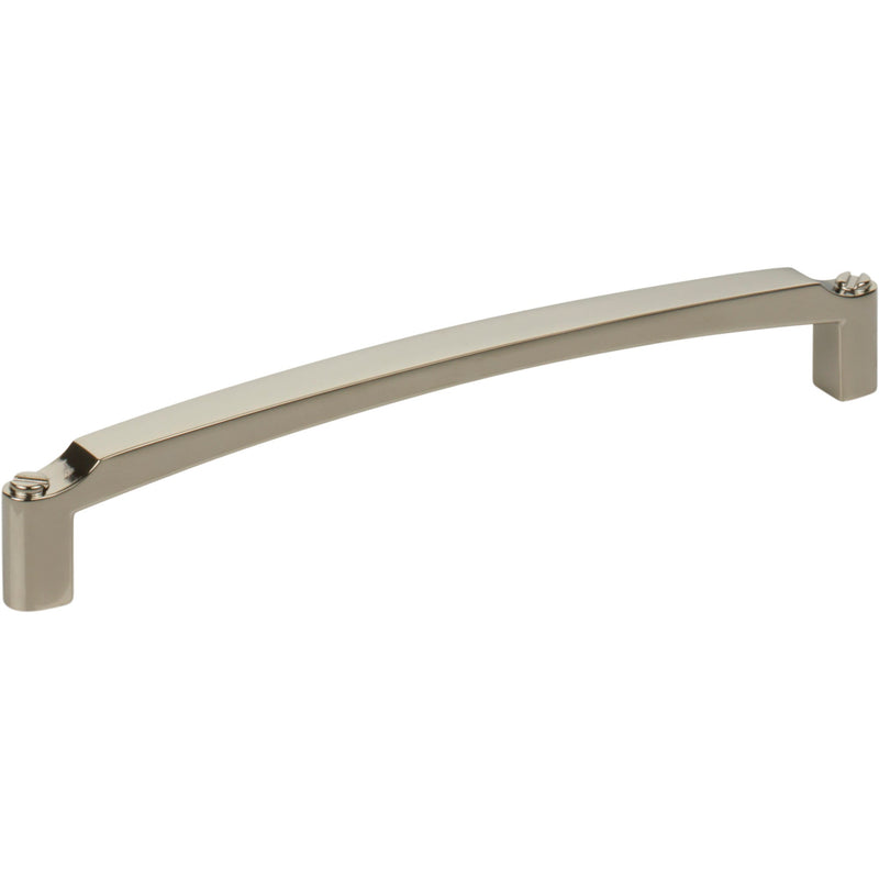 Worldwide Flooring Design Center Haddonfield Pull 6 5/16 Inch (c-c) Polished Nickel Haddonfield Pull 6 5/16 Inch (c-c) Polished Nickel Top Knobs Decorative Hardware