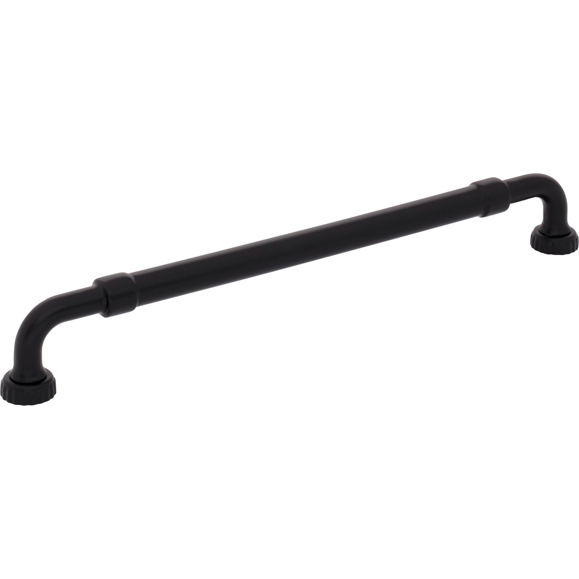 Worldwide Flooring Design Center Holden Pull 8 13/16 Inch (c-c) Flat Black Holden Pull 8 13/16 Inch (c-c) Flat Black Top Knobs Decorative Hardware