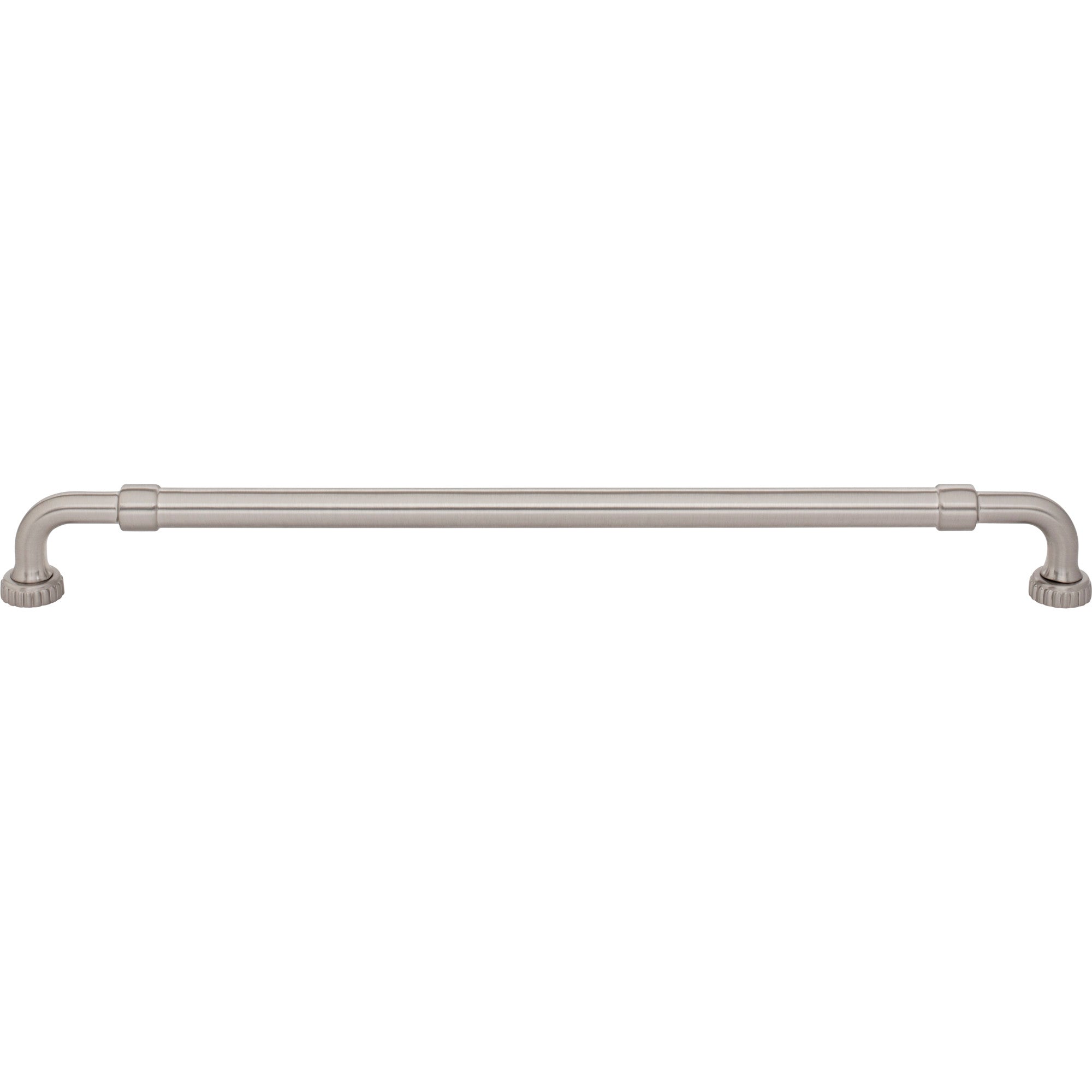 Worldwide Flooring Design Center Holden Pull 12 Inch (c-c) Brushed Satin Nickel Holden Pull 12 Inch (c-c) Brushed Satin Nickel Top Knobs Decorative Hardware