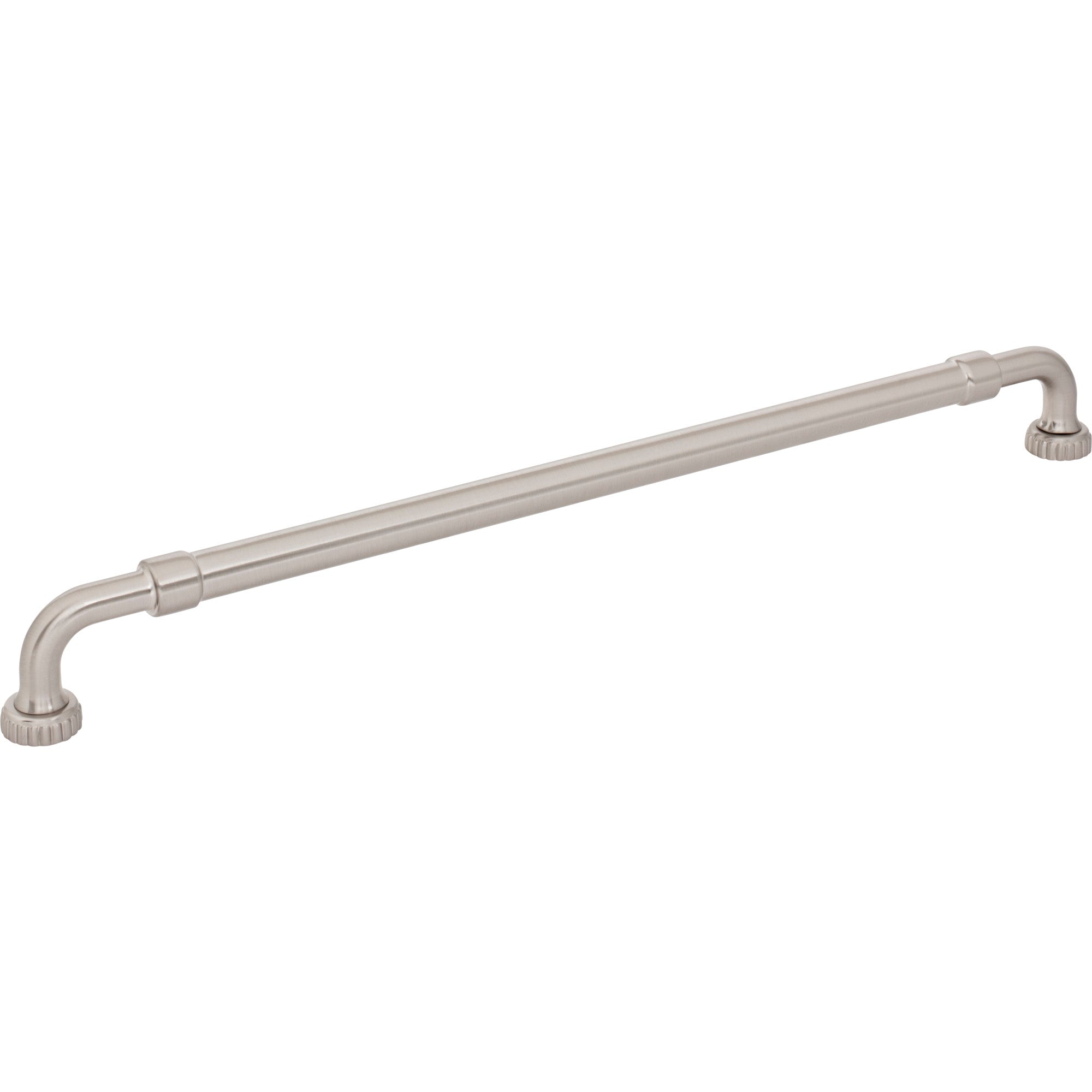 Worldwide Flooring Design Center Holden Pull 12 Inch (c-c) Brushed Satin Nickel Holden Pull 12 Inch (c-c) Brushed Satin Nickel Top Knobs Decorative Hardware