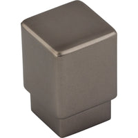 Worldwide Flooring Design Center Tapered Square Knob 3/4 Inch Ash Gray Tapered Square Knob 3/4 Inch Ash Gray Top Knobs Decorative Hardware
