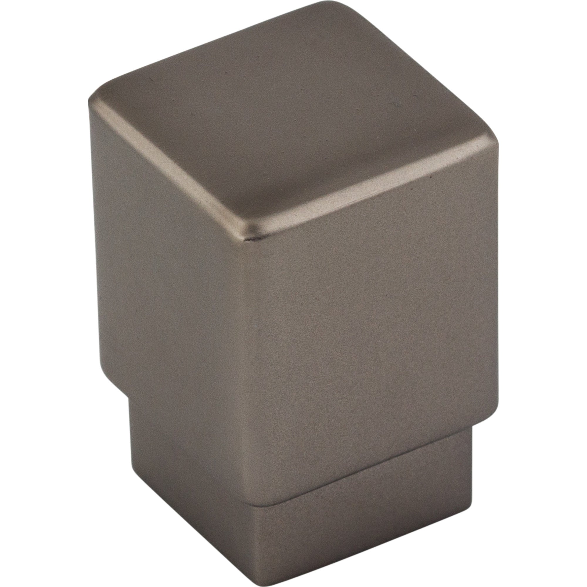 Worldwide Flooring Design Center Tapered Square Knob 3/4 Inch Ash Gray Tapered Square Knob 3/4 Inch Ash Gray Top Knobs Decorative Hardware
