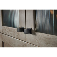 Worldwide Flooring Design Center Tapered Square Knob 3/4 Inch Ash Gray Tapered Square Knob 3/4 Inch Ash Gray Top Knobs Decorative Hardware