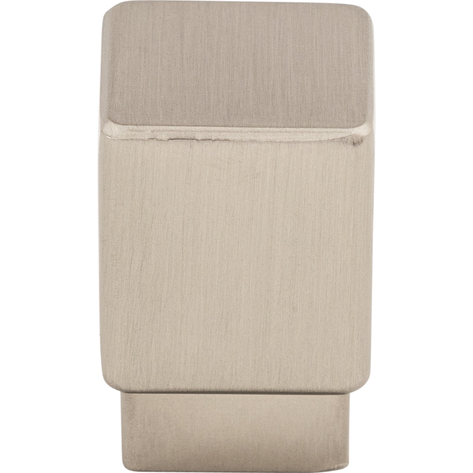 Worldwide Flooring Design Center Tapered Square Knob 3/4 Inch Brushed Satin Nickel Tapered Square Knob 3/4 Inch Brushed Satin Nickel Top Knobs Decorative Hardware