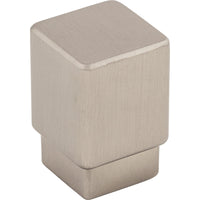 Worldwide Flooring Design Center Tapered Square Knob 3/4 Inch Brushed Satin Nickel Tapered Square Knob 3/4 Inch Brushed Satin Nickel Top Knobs Decorative Hardware