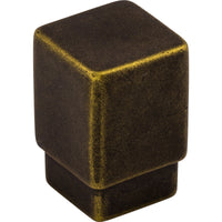 Worldwide Flooring Design Center Tapered Square Knob 3/4 Inch German Bronze Tapered Square Knob 3/4 Inch German Bronze Top Knobs Decorative Hardware