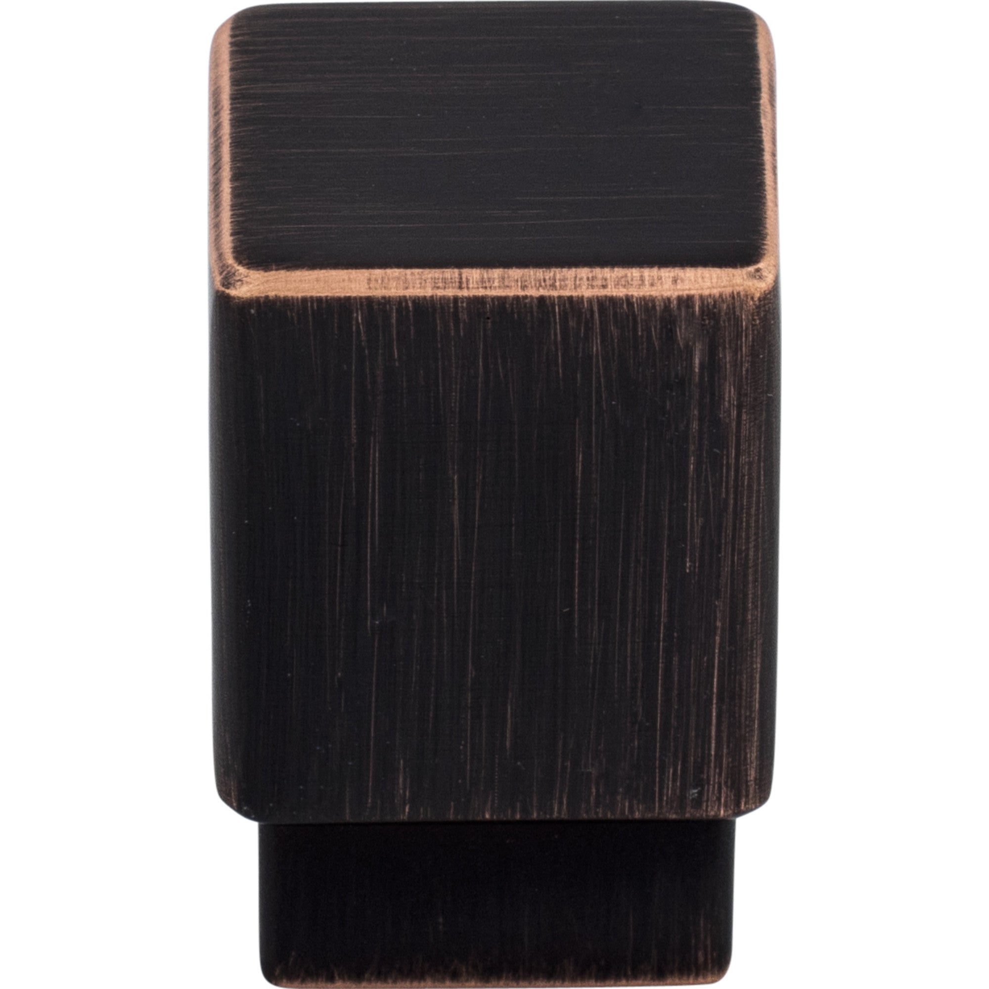 Worldwide Flooring Design Center Tapered Square Knob 3/4 Inch Tuscan Bronze Tapered Square Knob 3/4 Inch Tuscan Bronze Top Knobs Decorative Hardware