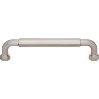 Worldwide Flooring Design Center Dustin Pull 5 1/16 Inch (c-c) Brushed Satin Nickel Dustin Pull 5 1/16 Inch (c-c) Brushed Satin Nickel Top Knobs Decorative Hardware
