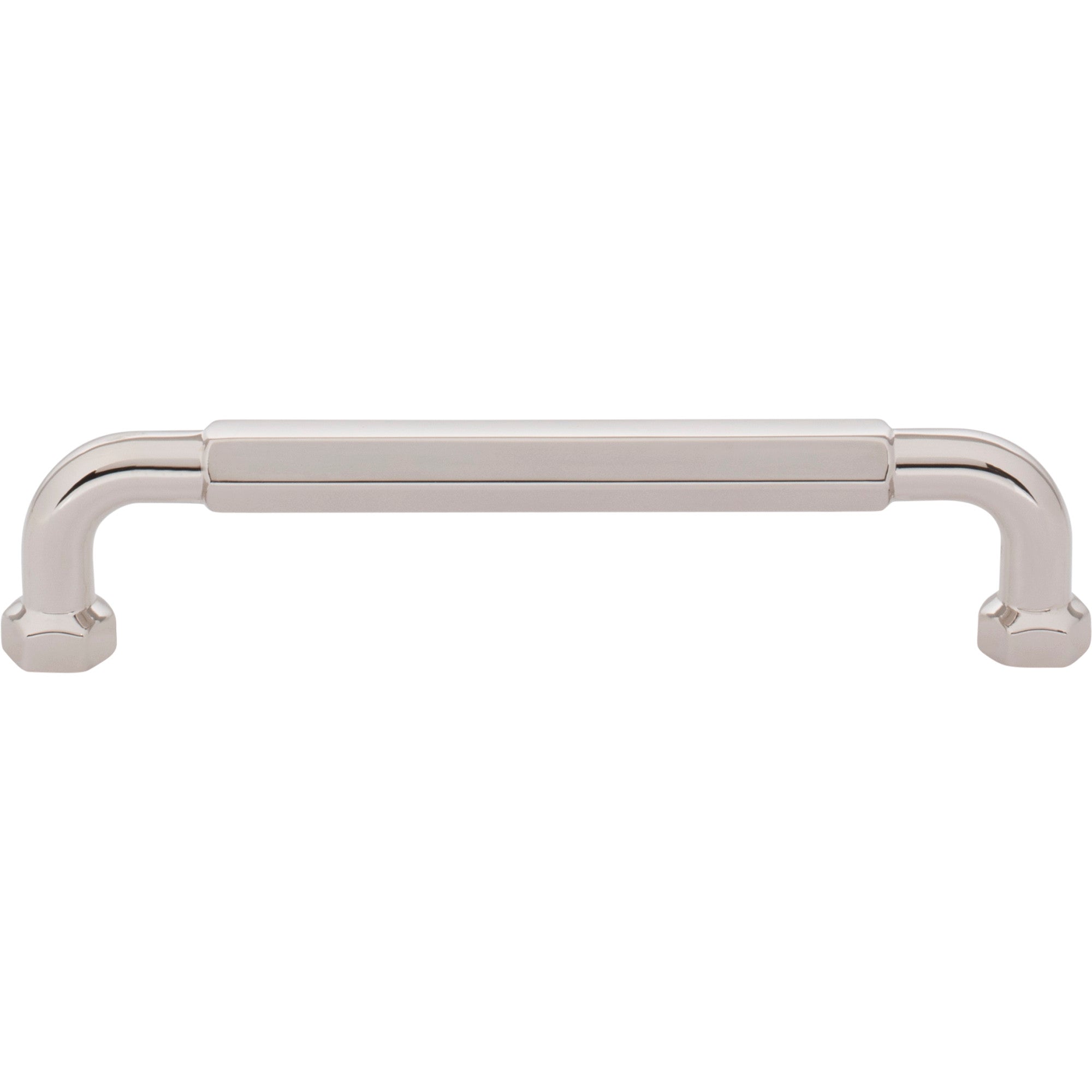 Worldwide Flooring Design Center Dustin Pull 5 1/16 Inch (c-c) Polished Nickel Dustin Pull 5 1/16 Inch (c-c) Polished Nickel Top Knobs Decorative Hardware