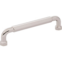 Worldwide Flooring Design Center Dustin Pull 5 1/16 Inch (c-c) Polished Nickel Dustin Pull 5 1/16 Inch (c-c) Polished Nickel Top Knobs Decorative Hardware