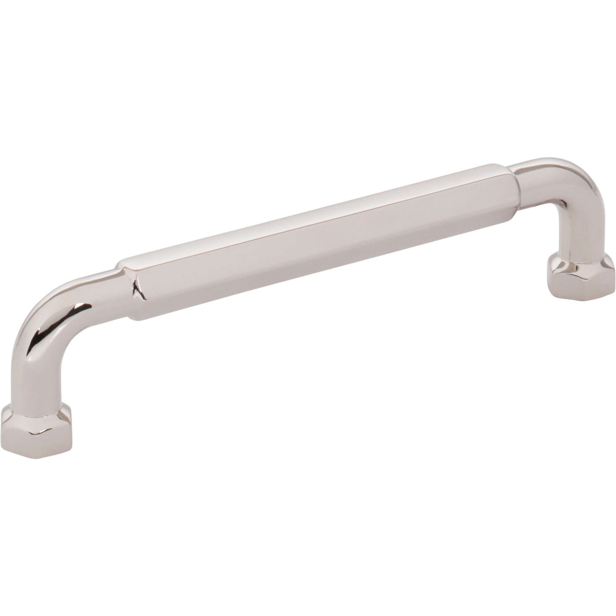 Worldwide Flooring Design Center Dustin Pull 5 1/16 Inch (c-c) Polished Nickel Dustin Pull 5 1/16 Inch (c-c) Polished Nickel Top Knobs Decorative Hardware