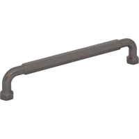 Worldwide Flooring Design Center Dustin Pull 6 5/16 Inch (c-c) Ash Gray Dustin Pull 6 5/16 Inch (c-c) Ash Gray Top Knobs Decorative Hardware