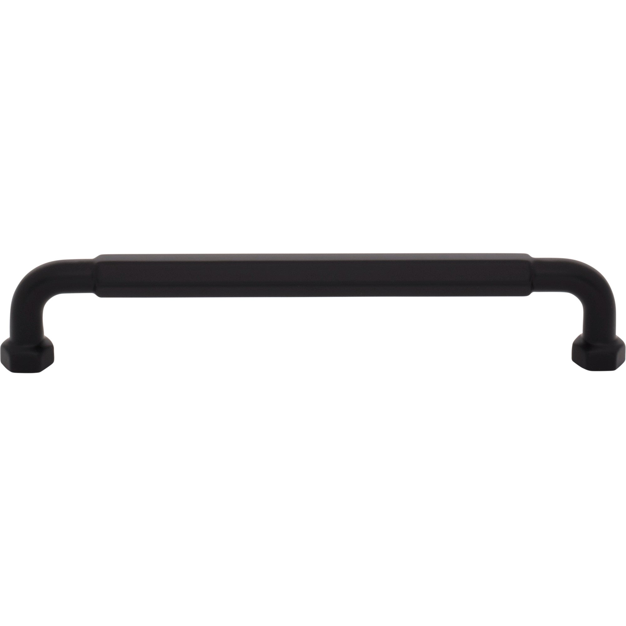 Worldwide Flooring Design Center Dustin Pull 6 5/16 Inch (c-c) Flat Black Dustin Pull 6 5/16 Inch (c-c) Flat Black Top Knobs Decorative Hardware