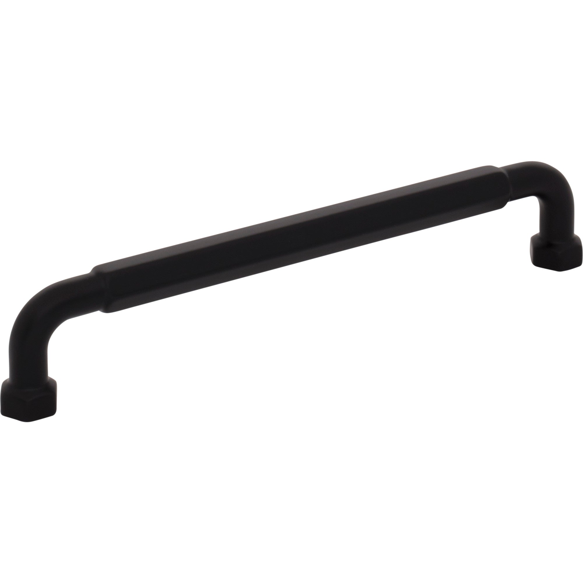 Worldwide Flooring Design Center Dustin Pull 6 5/16 Inch (c-c) Flat Black Dustin Pull 6 5/16 Inch (c-c) Flat Black Top Knobs Decorative Hardware