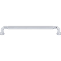 Worldwide Flooring Design Center Dustin Pull 7 9/16 Inch (c-c) Polished Chrome Dustin Pull 7 9/16 Inch (c-c) Polished Chrome Top Knobs Decorative Hardware