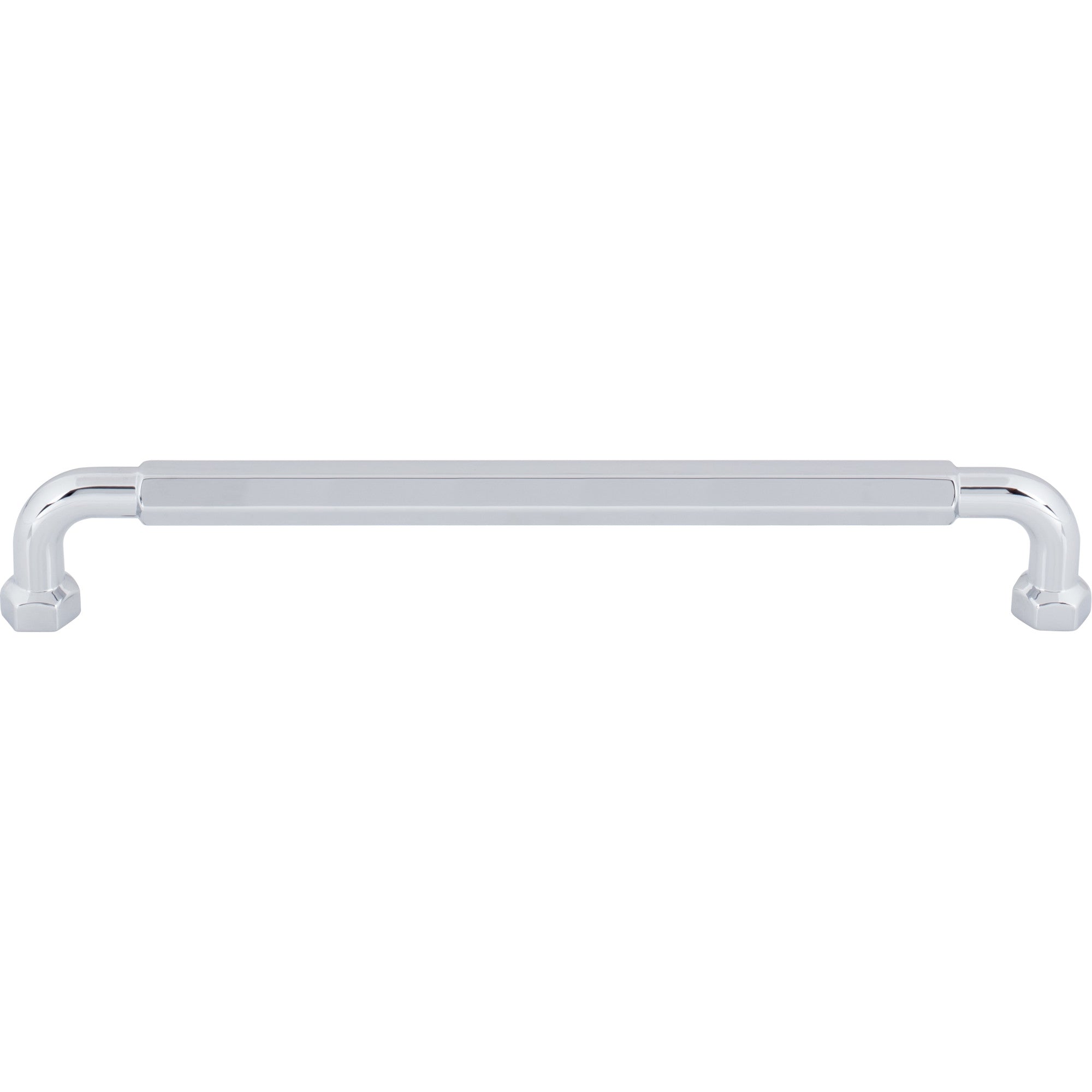 Worldwide Flooring Design Center Dustin Pull 7 9/16 Inch (c-c) Polished Chrome Dustin Pull 7 9/16 Inch (c-c) Polished Chrome Top Knobs Decorative Hardware