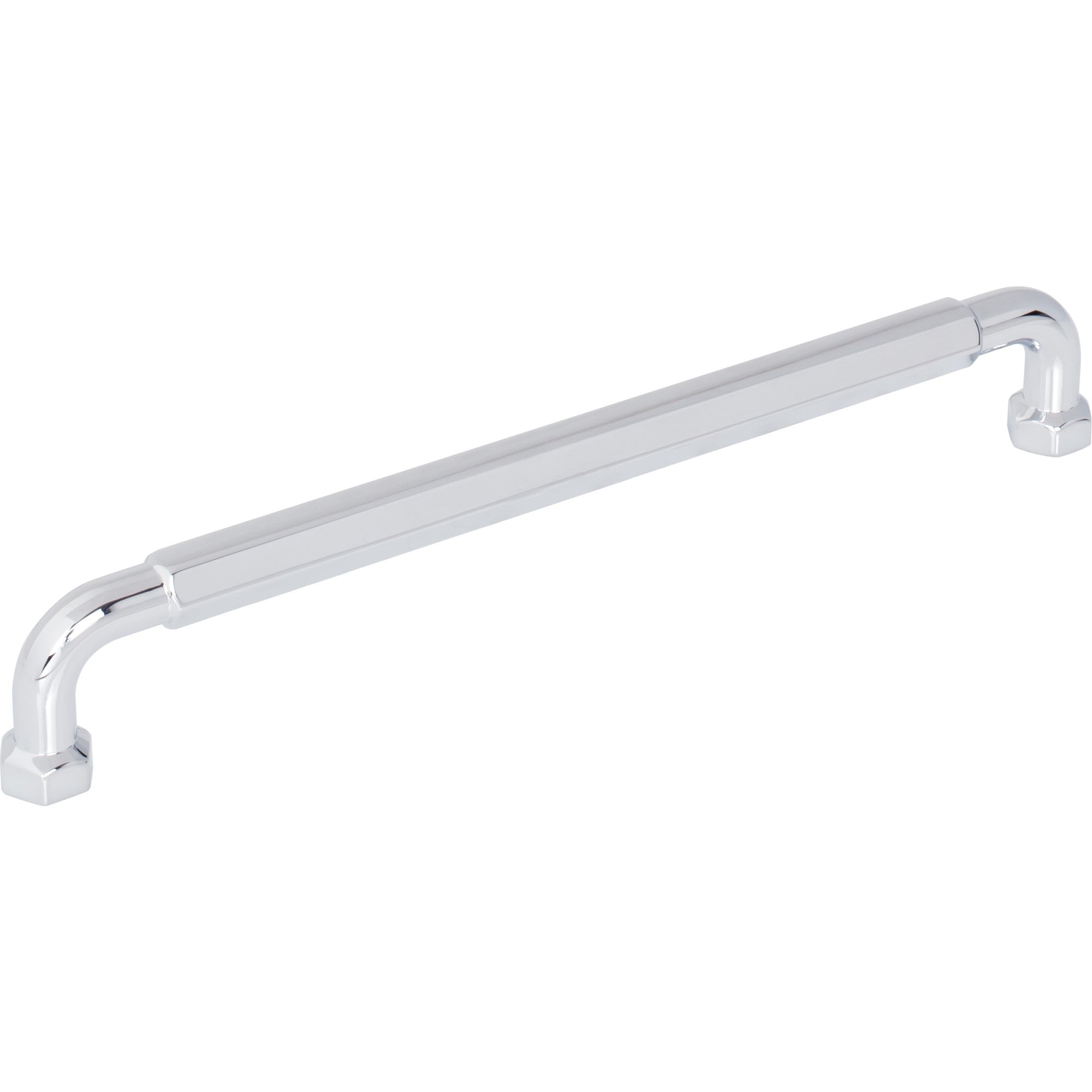 Worldwide Flooring Design Center Dustin Pull 7 9/16 Inch (c-c) Polished Chrome Dustin Pull 7 9/16 Inch (c-c) Polished Chrome Top Knobs Decorative Hardware