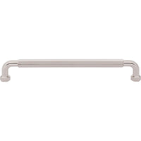 Worldwide Flooring Design Center Dustin Pull 7 9/16 Inch (c-c) Polished Nickel Dustin Pull 7 9/16 Inch (c-c) Polished Nickel Top Knobs Decorative Hardware