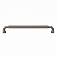 Worldwide Flooring Design Center Dustin Pull 8 13/16 Inch (c-c) Ash Gray Dustin Pull 8 13/16 Inch (c-c) Ash Gray Top Knobs Decorative Hardware