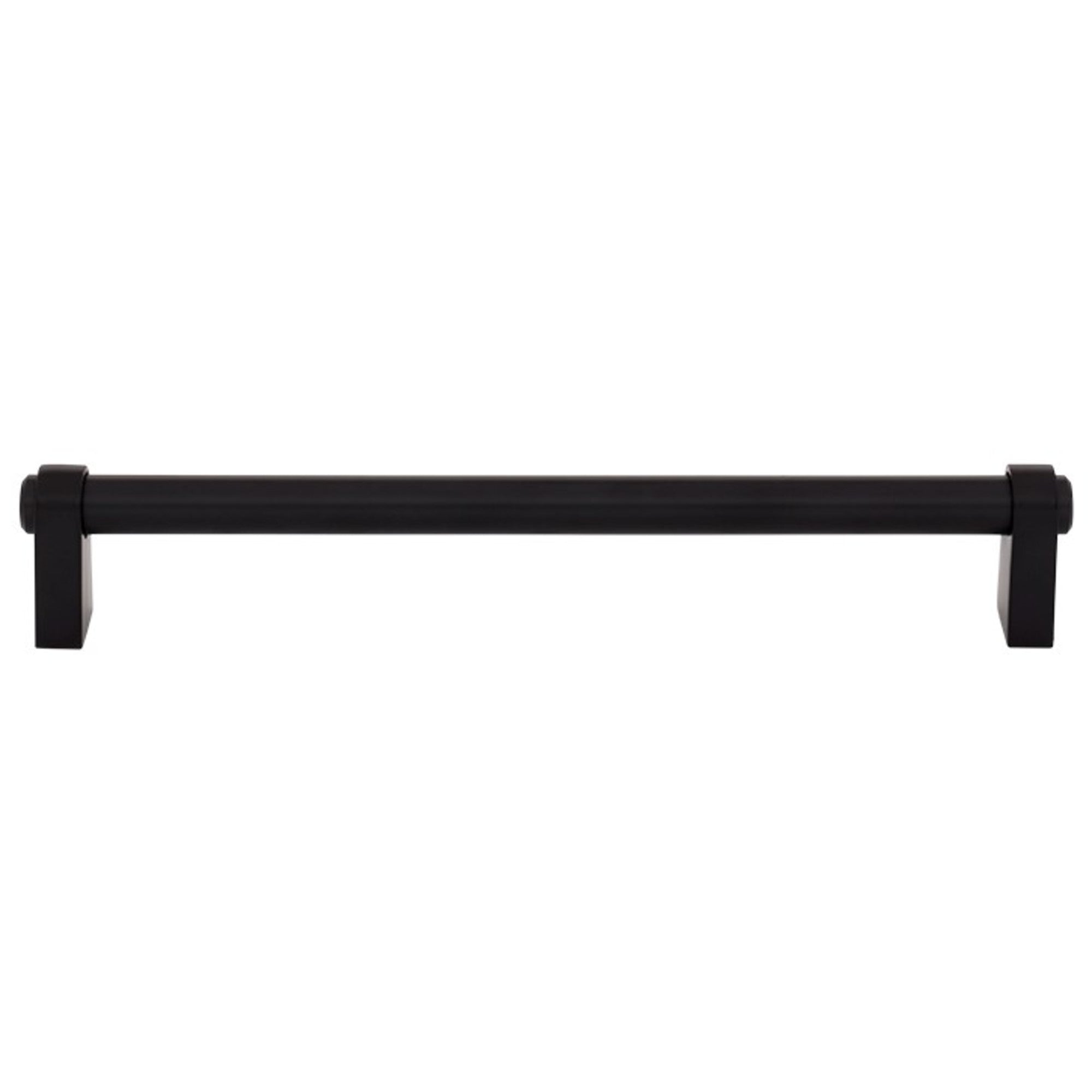 Worldwide Flooring Design Center Lawrence Pull 6 5/16 Inch (c-c) Flat Black Lawrence Pull 6 5/16 Inch (c-c) Flat Black Top Knobs Decorative Hardware