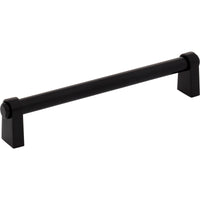 Worldwide Flooring Design Center Lawrence Pull 6 5/16 Inch (c-c) Flat Black Lawrence Pull 6 5/16 Inch (c-c) Flat Black Top Knobs Decorative Hardware