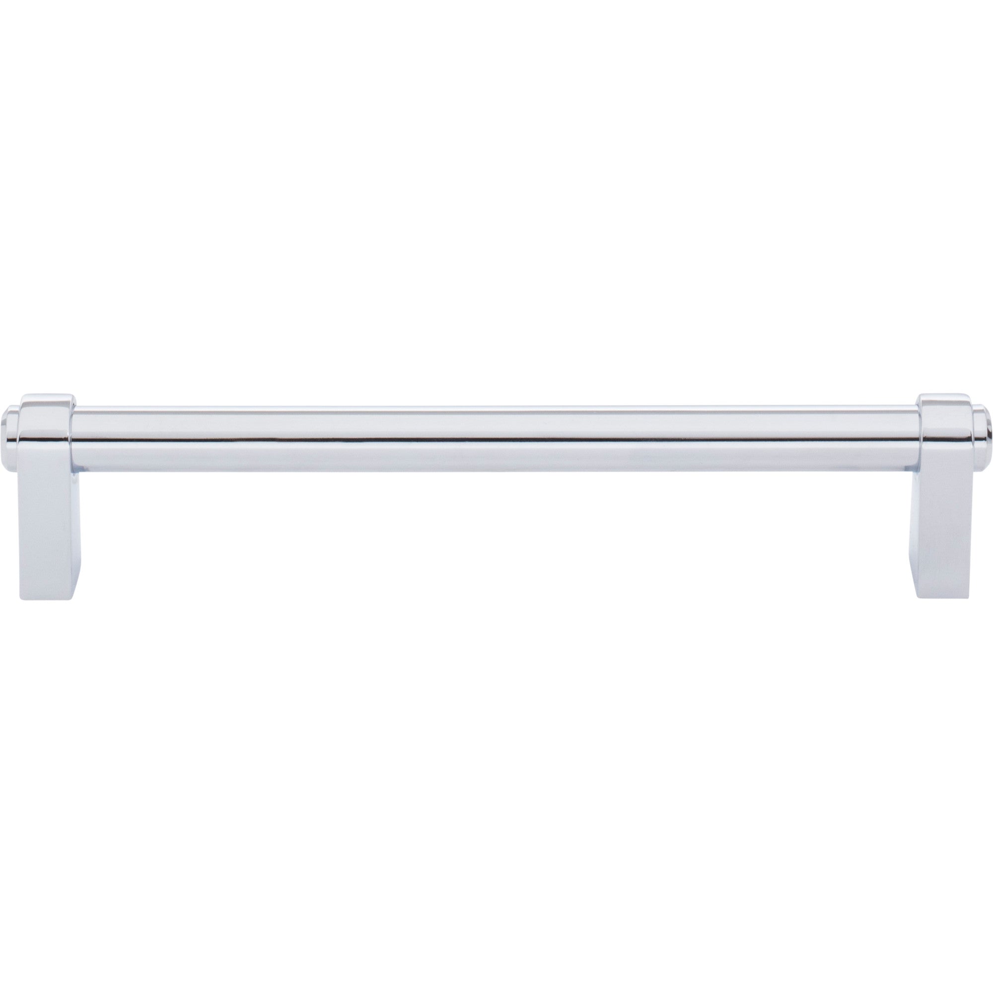 Worldwide Flooring Design Center Lawrence Pull 6 5/16 Inch (c-c) Polished Chrome Lawrence Pull 6 5/16 Inch (c-c) Polished Chrome Top Knobs Decorative Hardware