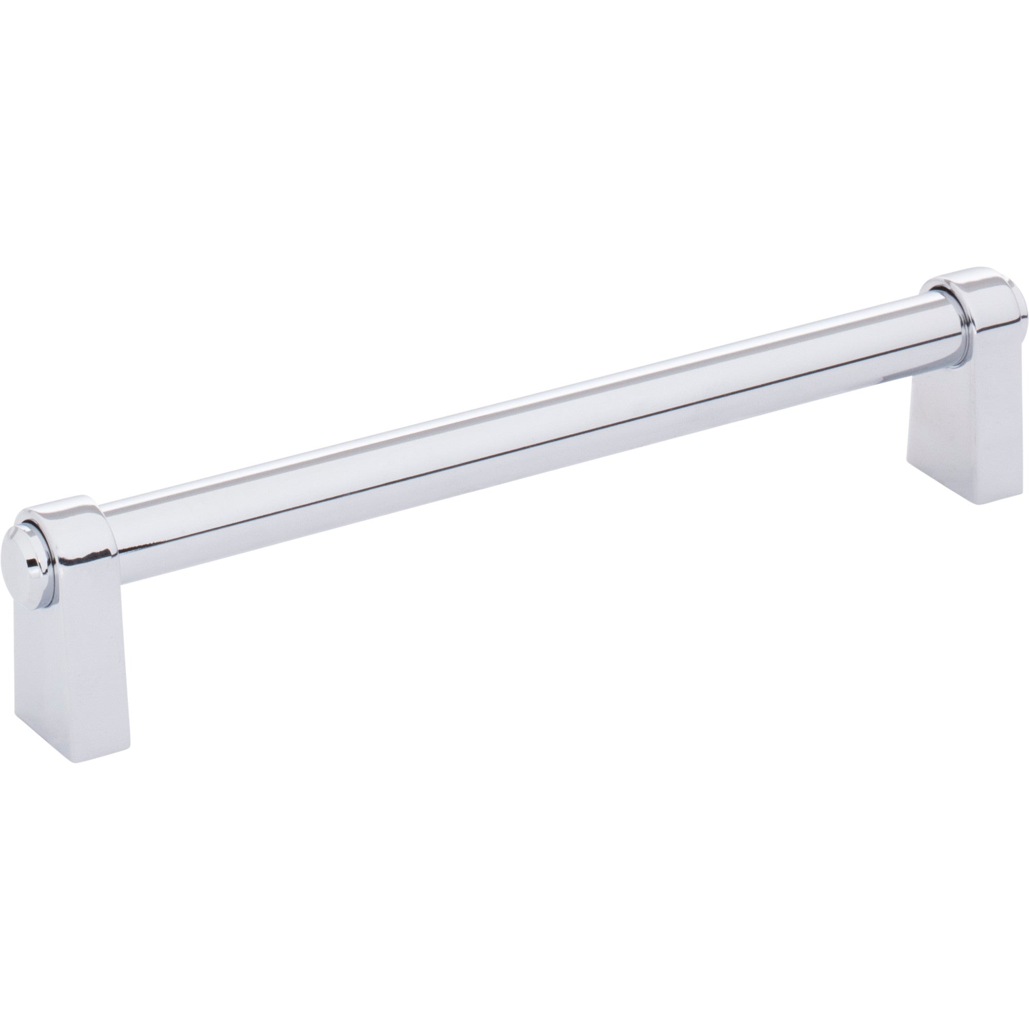 Worldwide Flooring Design Center Lawrence Pull 6 5/16 Inch (c-c) Polished Chrome Lawrence Pull 6 5/16 Inch (c-c) Polished Chrome Top Knobs Decorative Hardware