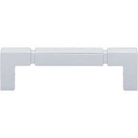 Worldwide Flooring Design Center Langston Pull 3 3/4 Inch (c-c) Polished Chrome Langston Pull 3 3/4 Inch (c-c) Polished Chrome Top Knobs Decorative Hardware