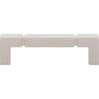 Worldwide Flooring Design Center Langston Pull 3 3/4 Inch (c-c) Polished Nickel Langston Pull 3 3/4 Inch (c-c) Polished Nickel Top Knobs Decorative Hardware