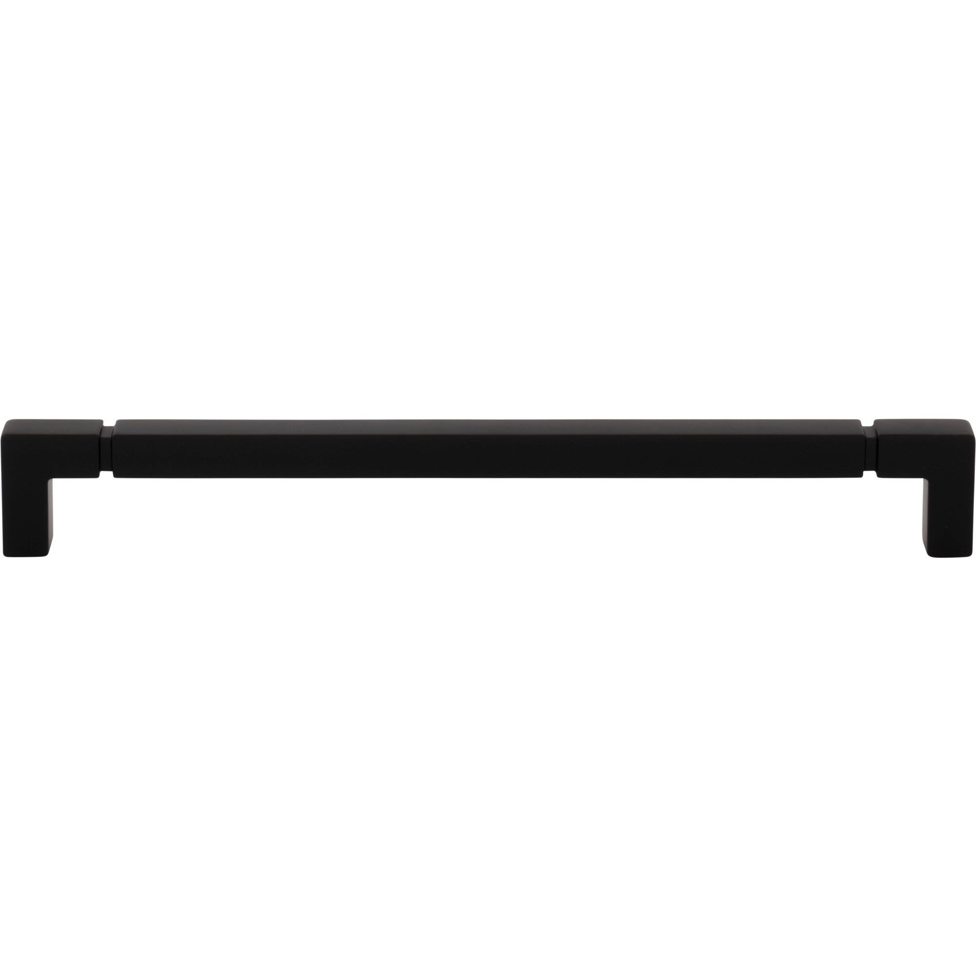 Worldwide Flooring Design Center Langston Pull 8 13/16 Inch (c-c) Flat Black Langston Pull 8 13/16 Inch (c-c) Flat Black Top Knobs Decorative Hardware
