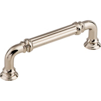 Worldwide Flooring Design Center Reeded Pull 3 3/4 Inch (c-c) Polished Nickel Reeded Pull 3 3/4 Inch (c-c) Polished Nickel Top Knobs Decorative Hardware