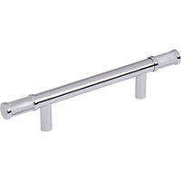 Worldwide Flooring Design Center Burnham Pull 3 3/4 Inch (c-c) Polished Chrome Burnham Pull 3 3/4 Inch (c-c) Polished Chrome Top Knobs Decorative Hardware