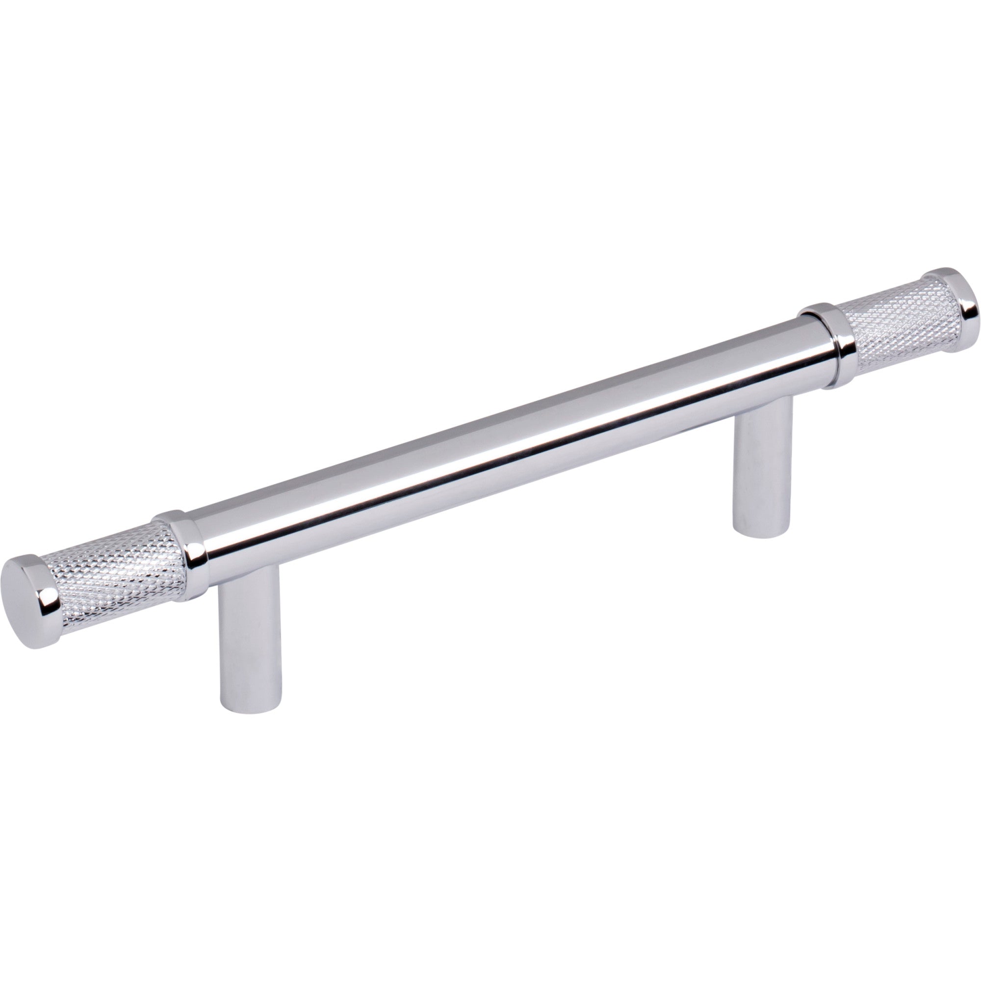 Worldwide Flooring Design Center Burnham Pull 3 3/4 Inch (c-c) Polished Chrome Burnham Pull 3 3/4 Inch (c-c) Polished Chrome Top Knobs Decorative Hardware