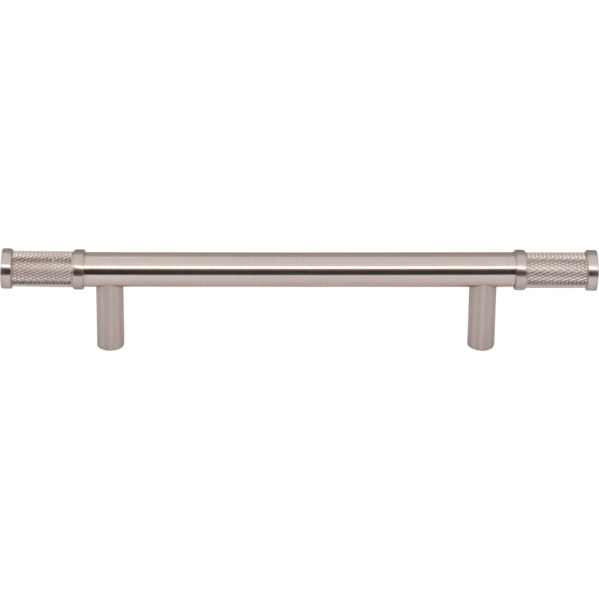 Worldwide Flooring Design Center Burnham Pull 5 1/16 Inch (c-c) Brushed Satin Nickel Burnham Pull 5 1/16 Inch (c-c) Brushed Satin Nickel Top Knobs Decorative Hardware