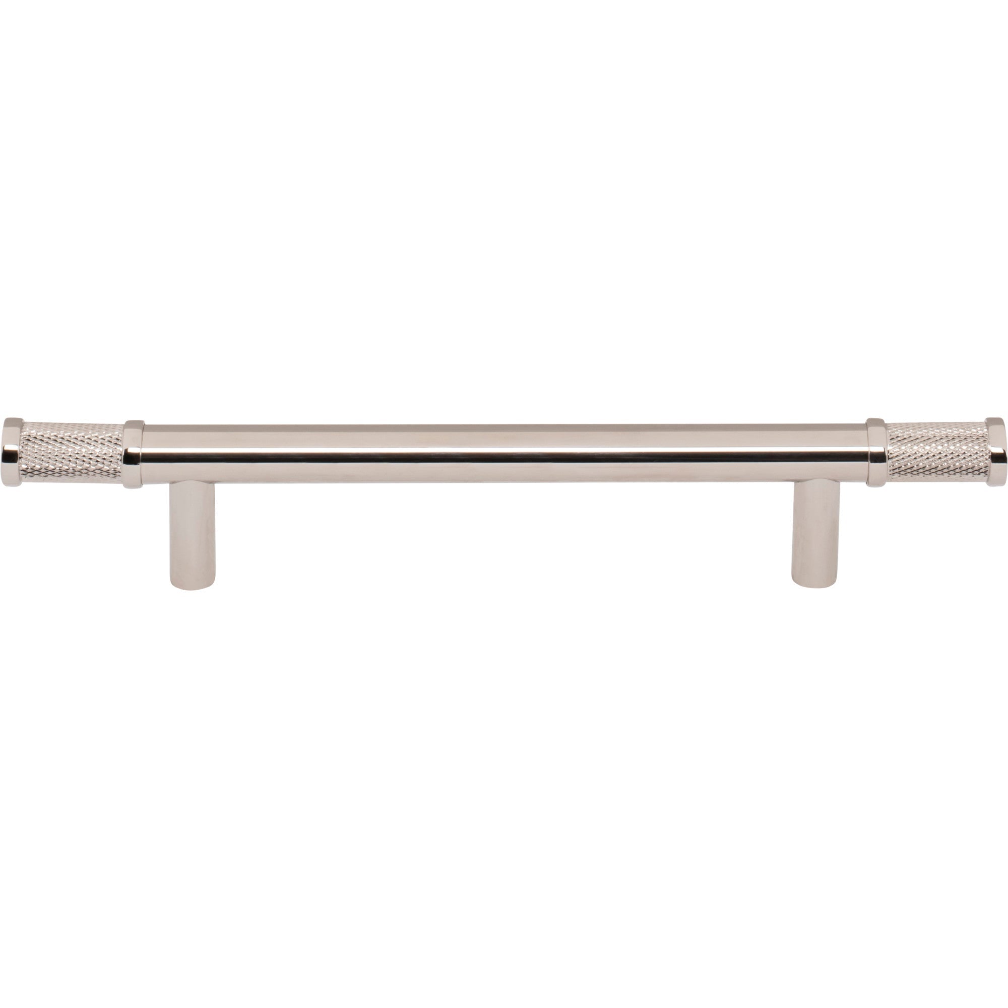 Worldwide Flooring Design Center Burnham Pull 5 1/16 Inch (c-c) Polished Nickel Burnham Pull 5 1/16 Inch (c-c) Polished Nickel Top Knobs Decorative Hardware