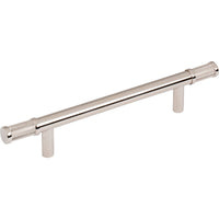 Worldwide Flooring Design Center Burnham Pull 5 1/16 Inch (c-c) Polished Nickel Burnham Pull 5 1/16 Inch (c-c) Polished Nickel Top Knobs Decorative Hardware