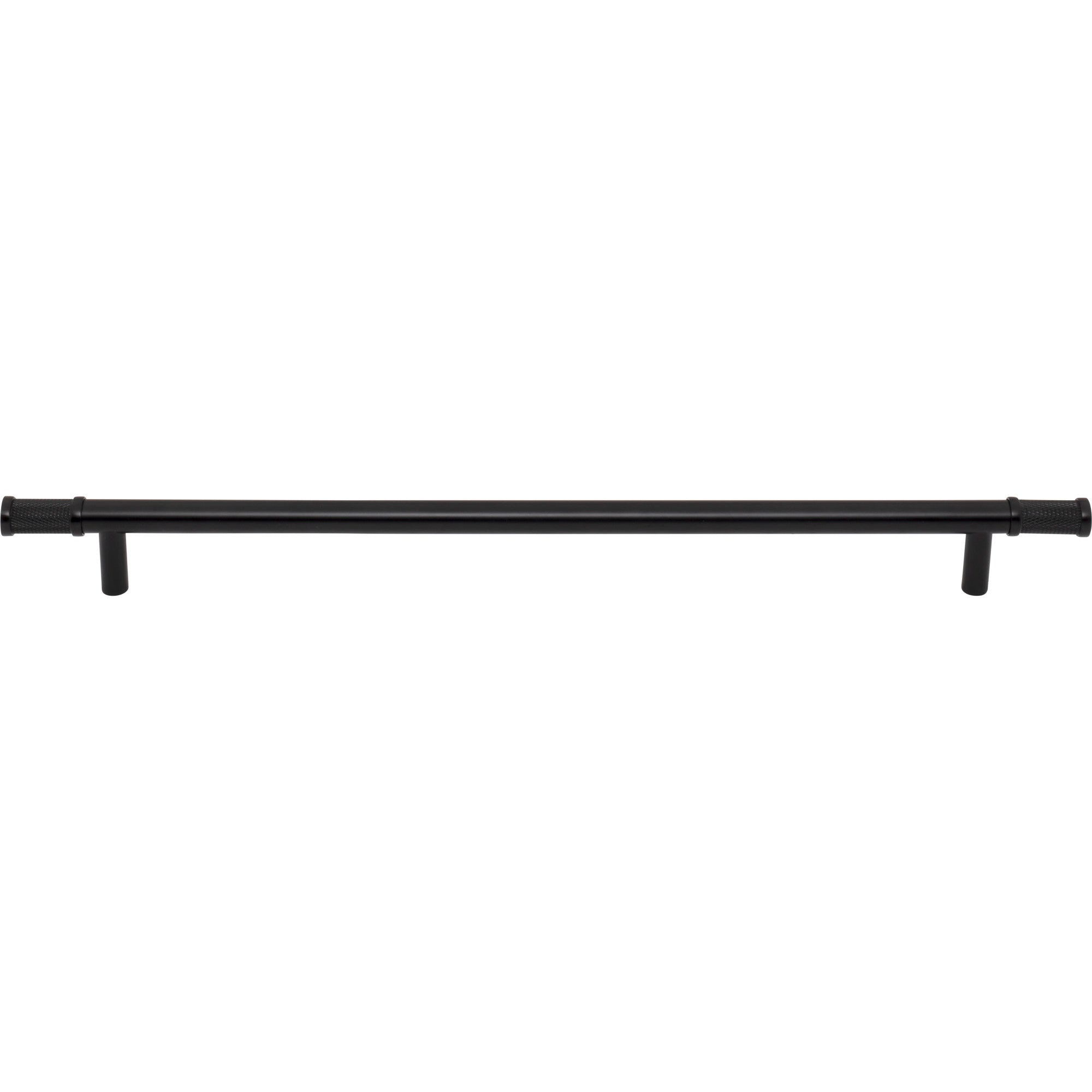 Worldwide Flooring Design Center Burnham Pull 12 Inch (c-c) Flat Black Burnham Pull 12 Inch (c-c) Flat Black Top Knobs Decorative Hardware