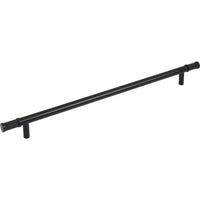 Worldwide Flooring Design Center Burnham Pull 12 Inch (c-c) Flat Black Burnham Pull 12 Inch (c-c) Flat Black Top Knobs Decorative Hardware