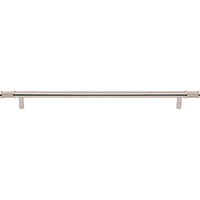 Worldwide Flooring Design Center Burnham Pull 12 Inch (c-c) Polished Nickel Burnham Pull 12 Inch (c-c) Polished Nickel Top Knobs Decorative Hardware