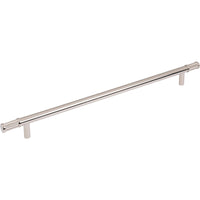 Worldwide Flooring Design Center Burnham Pull 12 Inch (c-c) Polished Nickel Burnham Pull 12 Inch (c-c) Polished Nickel Top Knobs Decorative Hardware