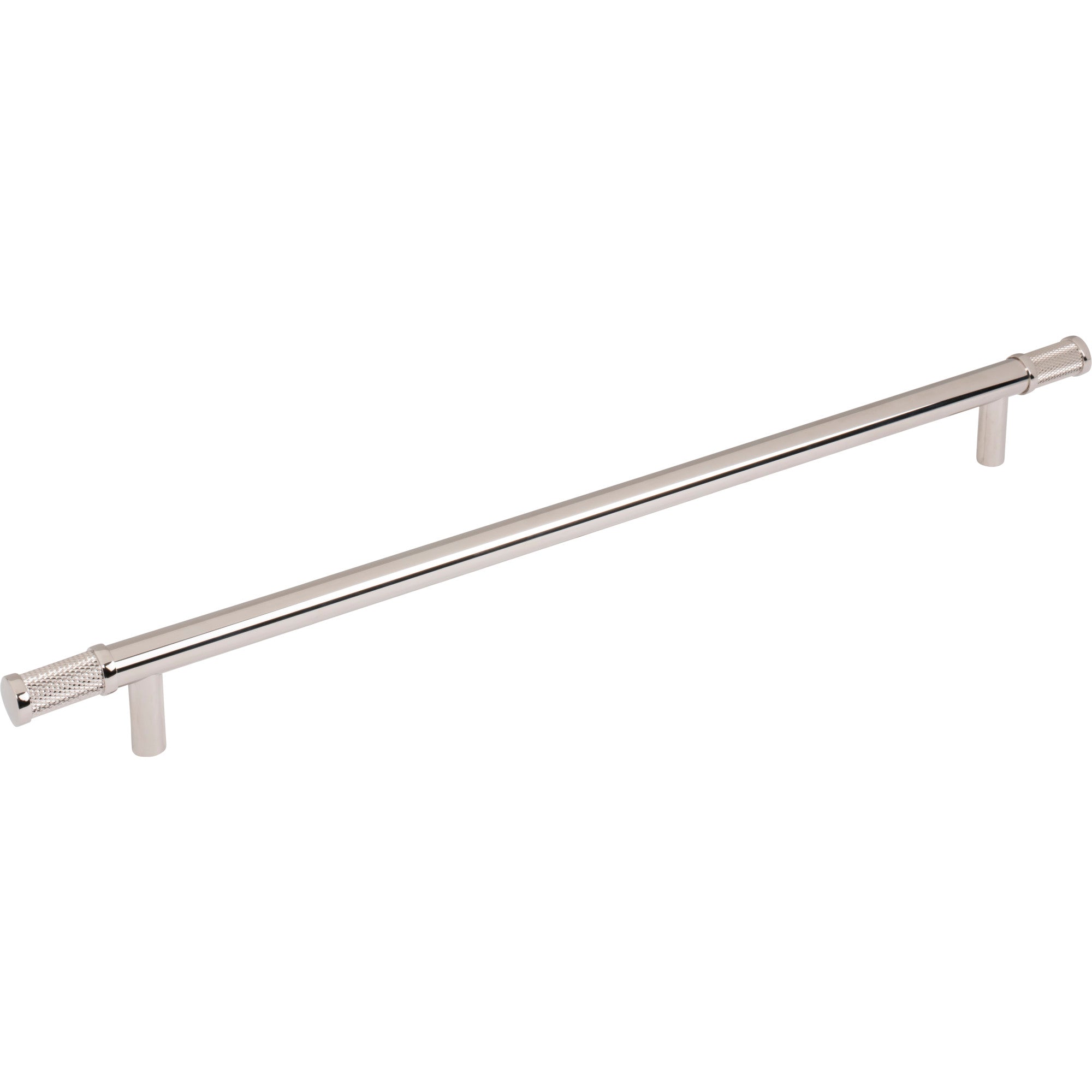 Worldwide Flooring Design Center Burnham Pull 12 Inch (c-c) Polished Nickel Burnham Pull 12 Inch (c-c) Polished Nickel Top Knobs Decorative Hardware