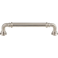 Worldwide Flooring Design Center Reeded Pull 5 Inch (c-c) Brushed Satin Nickel Reeded Pull 5 Inch (c-c) Brushed Satin Nickel Top Knobs Decorative Hardware