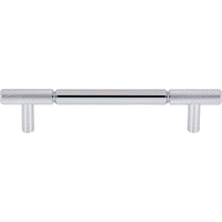 Worldwide Flooring Design Center Prestwick Pull 5 1/16 Inch (c-c) Polished Chrome Prestwick Pull 5 1/16 Inch (c-c) Polished Chrome Top Knobs Decorative Hardware
