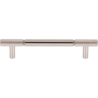 Worldwide Flooring Design Center Prestwick Pull 5 1/16 Inch (c-c) Polished Nickel Prestwick Pull 5 1/16 Inch (c-c) Polished Nickel Top Knobs Decorative Hardware