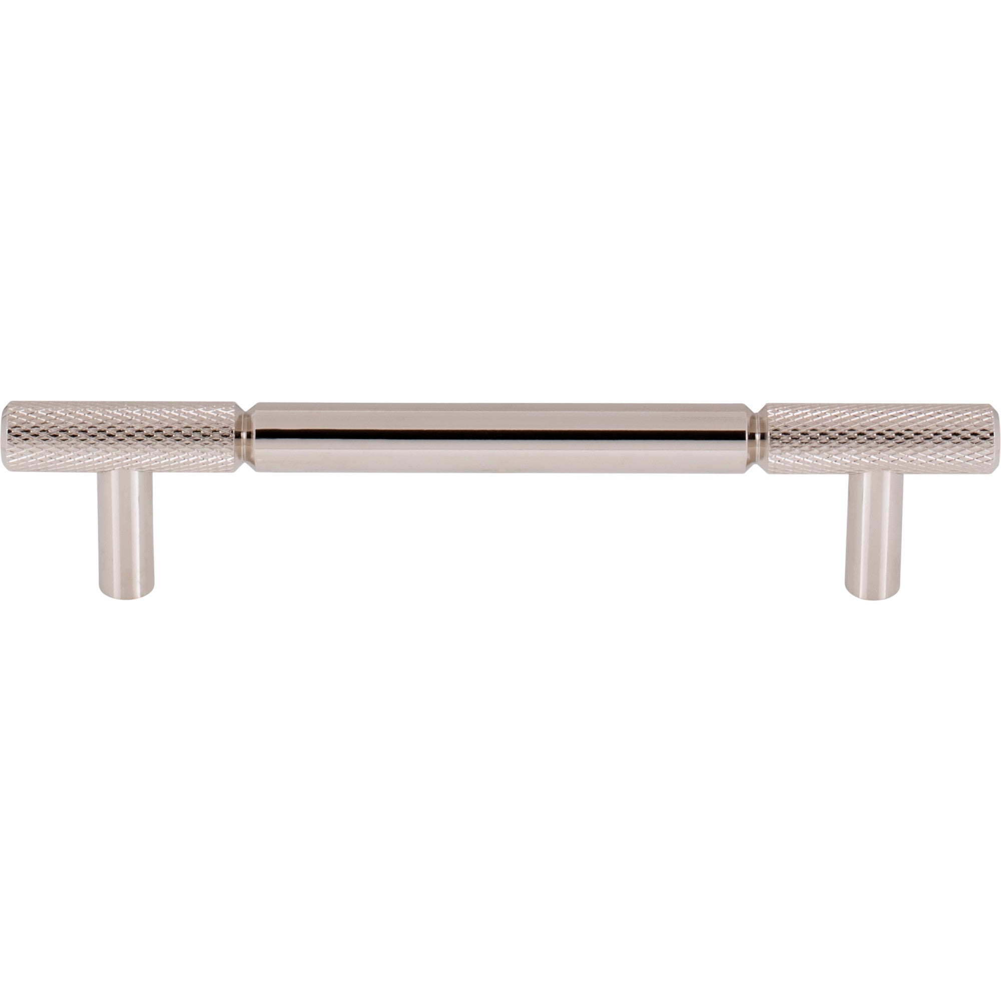 Worldwide Flooring Design Center Prestwick Pull 5 1/16 Inch (c-c) Polished Nickel Prestwick Pull 5 1/16 Inch (c-c) Polished Nickel Top Knobs Decorative Hardware