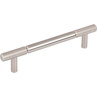 Worldwide Flooring Design Center Prestwick Pull 5 1/16 Inch (c-c) Polished Nickel Prestwick Pull 5 1/16 Inch (c-c) Polished Nickel Top Knobs Decorative Hardware