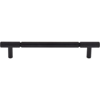 Worldwide Flooring Design Center Prestwick Pull 6 5/16 Inch (c-c) Flat Black Prestwick Pull 6 5/16 Inch (c-c) Flat Black Top Knobs Decorative Hardware