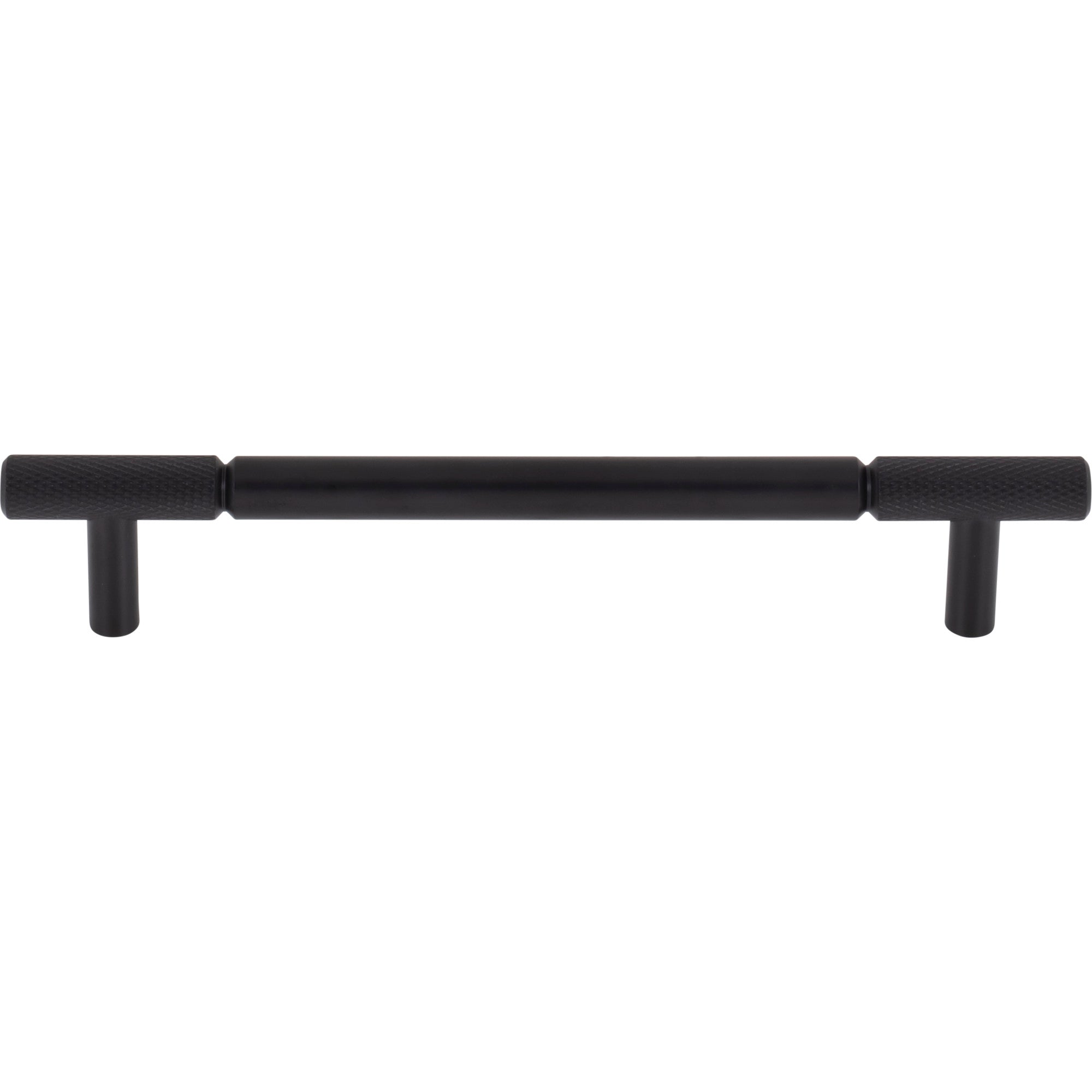Worldwide Flooring Design Center Prestwick Pull 6 5/16 Inch (c-c) Flat Black Prestwick Pull 6 5/16 Inch (c-c) Flat Black Top Knobs Decorative Hardware